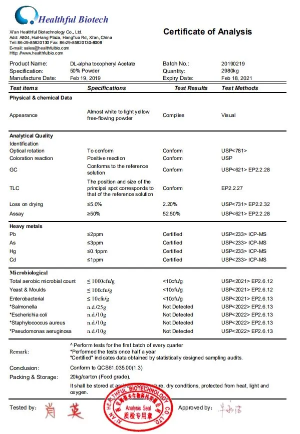 Specs Vitamin E powder 50%