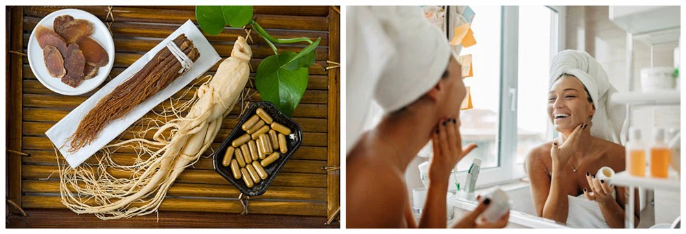 Red ginseng related skin care products Red ginseng related skin care products